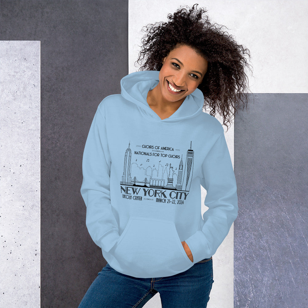 Nationals for Top Choirs, March 21-22, 2024 | Lincoln Center | Unisex Hoodie