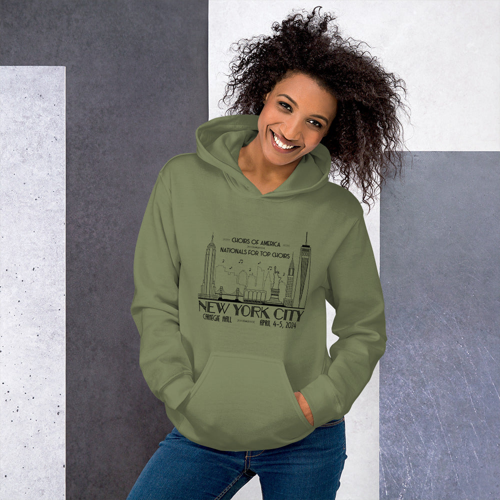 Nationals for Top Choirs, April 4-5, 2024 | Carnegie Hall | Unisex Hoodie