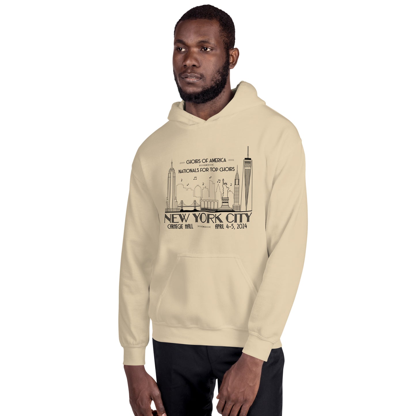 Nationals for Top Choirs, April 4-5, 2024 | Carnegie Hall | Unisex Hoodie